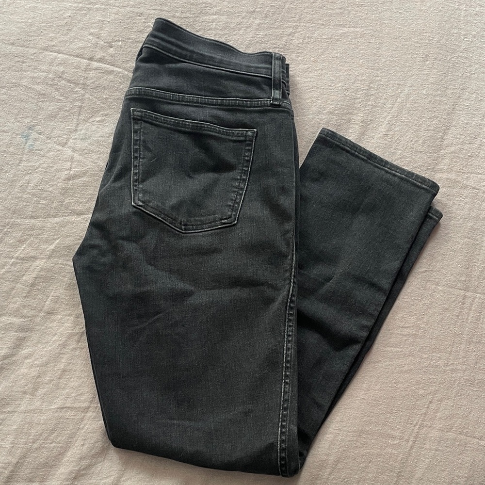 J. Crew Black Slim Straight Jeans